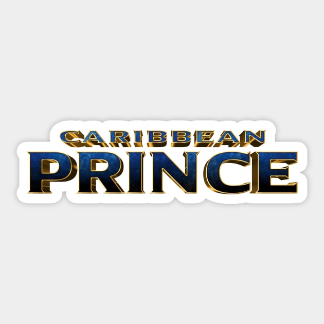 Caribbean Prince Sticker by UnOfficialThreads